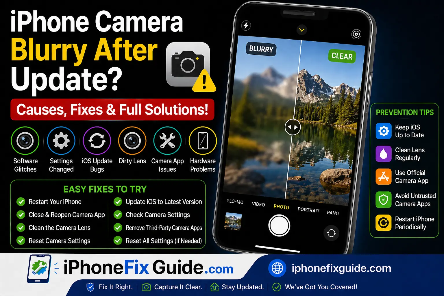 iPhone Camera Blurry After Update