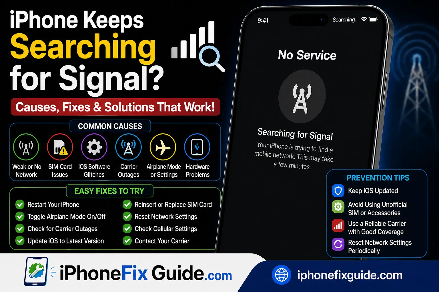 iPhone Keeps Searching for Signal